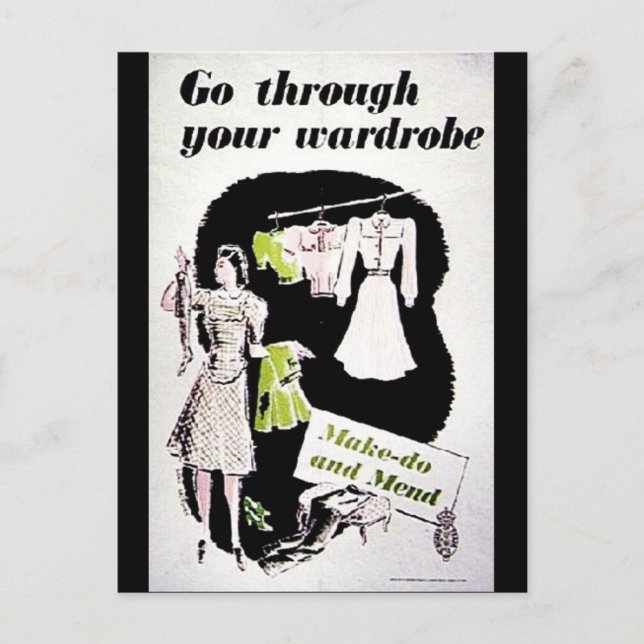 Go Through Your Wardrobe Postcard (Front)
