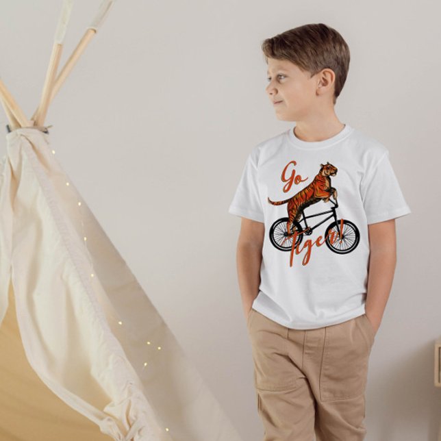 Go Tiger Bicycle T-Shirt (Creator Uploaded)