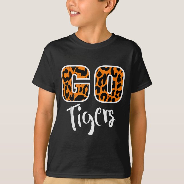 Go Tiger Men Women Kids Girls Youth Boys Teen  T-Shirt (Front)
