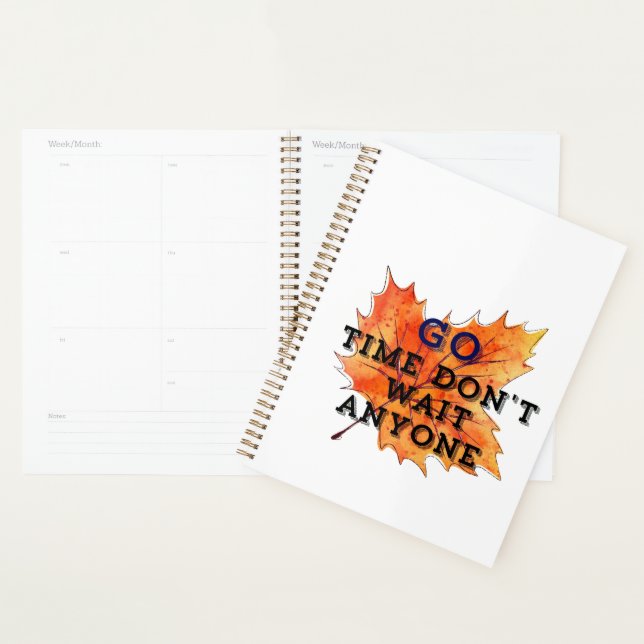 Go Time – Motivational Quote Design for the Fearle Planner (Display)