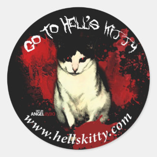 Go to Hell's Kitty Sticker