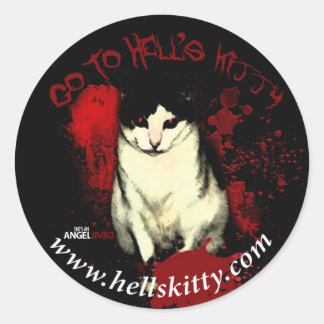 Go to Hell's Kitty Sticker