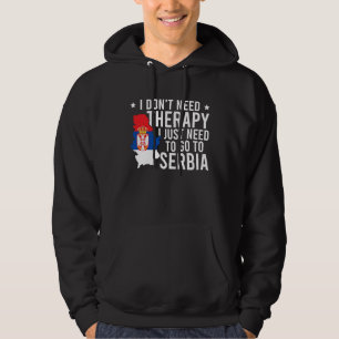 Go To Serbia Serbian Flag Serbian Roots Hoodie