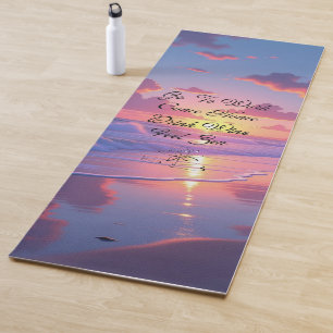 Go To Work, Come Home, Drink Wine, Feel Zen Yoga Mat