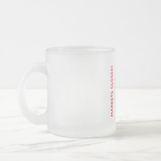 Go touch grass frosted glass coffee mug