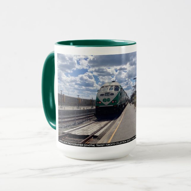 GO Train Sky Mug (Front Left)