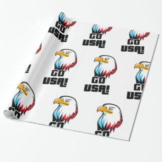 Go USA! american Eagle Wrapping Paper