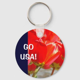 GO USA! keychains gifts Olympic Team Games USA