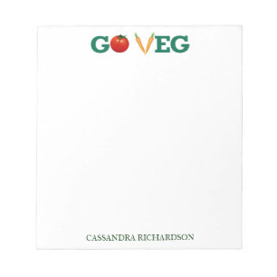 Go Veg Notepad