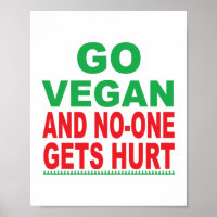 Go Vegan And No-One Gets Hurt, Vegan