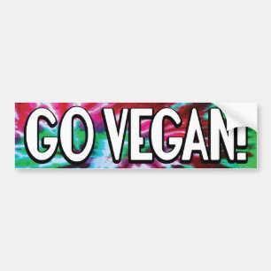 Go Vegan Bumper Sticker