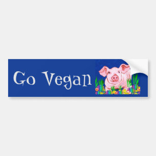 Go Vegan Bumper Sticker