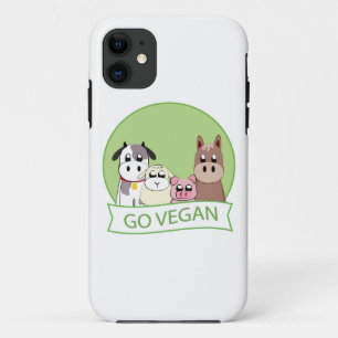 Go Vegan iPhone 11 Case