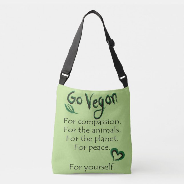GO-VEGAN CROSSBODY BAG (Front)