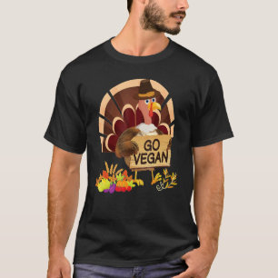 Go Vegan I'm Thankful For Vegetarians Thanksgiving T-Shirt
