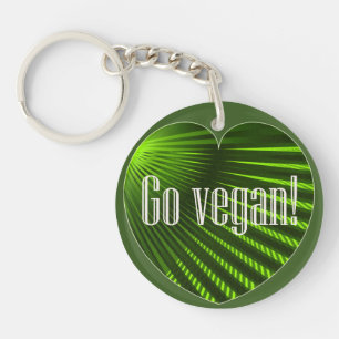 Go Vegan Key Ring