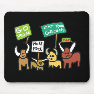 Go Vegan Mouse Mat