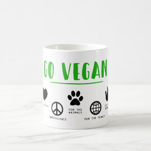 go vegan mug