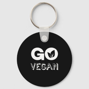 Go Vegan Plant Based Nutrition Veganism Key Ring