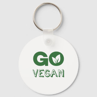 Go Vegan Plant Based Nutrition Veganism Key Ring