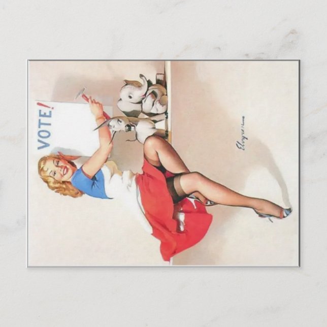 Go Vote!  Postcard (Front)