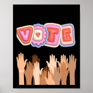 Go Vote Sticker Poster