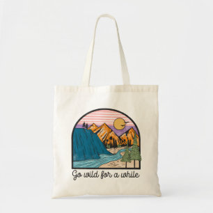 Go Wild Adventure Camping Tote Bag