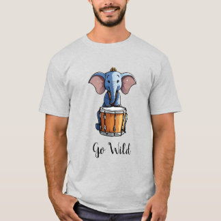 Go Wild Elephant T shirt