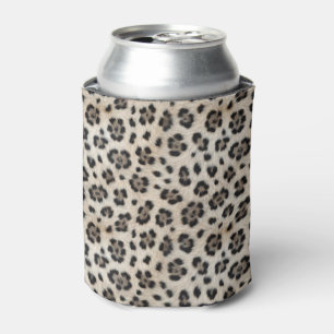 Go Wild Snow Leopard Warm Faux Fur Look Can Cooler