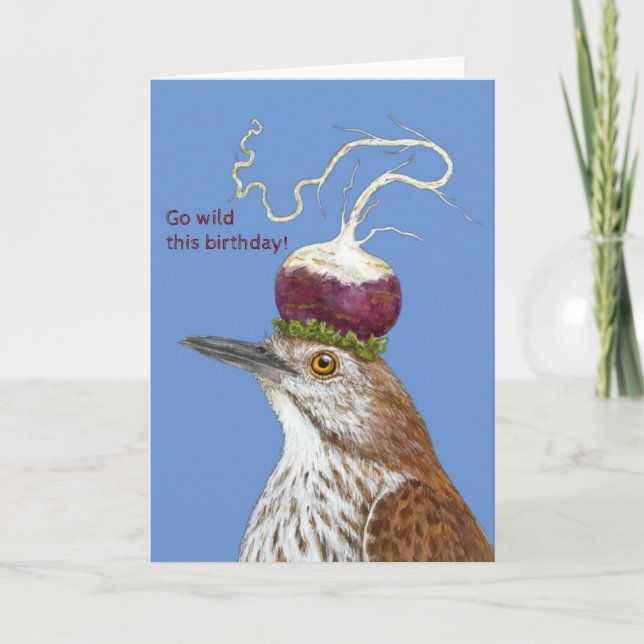 Go wild this birthday card (Front)