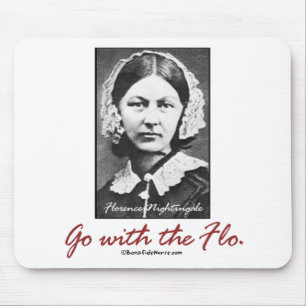 Go with Florence Nightingale Mouse Mat