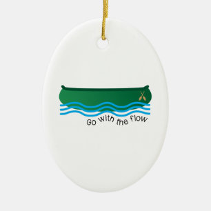 Go With Flow Ceramic Tree Decoration