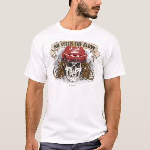 Go with the Flow (Hockey Hair) Red T-Shirt