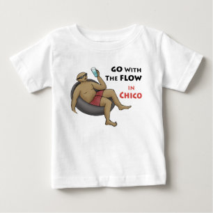 Go with the Flow in Chico Baby T-Shirt