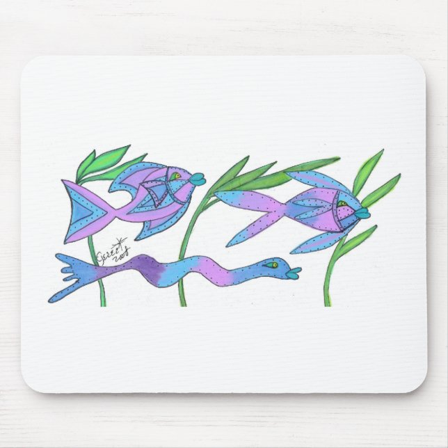 Go with the Flow! Mouse Mat (Front)