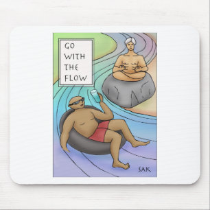 Go With The Flow Mouse Mat