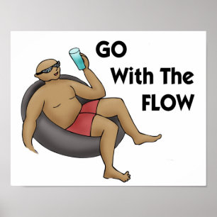 Go with the Flow Print