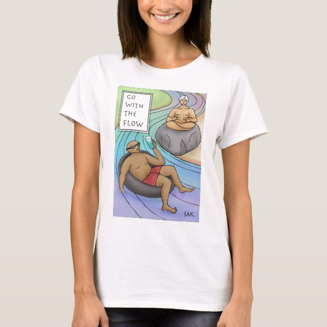Go With The Flow T-Shirt (Front)