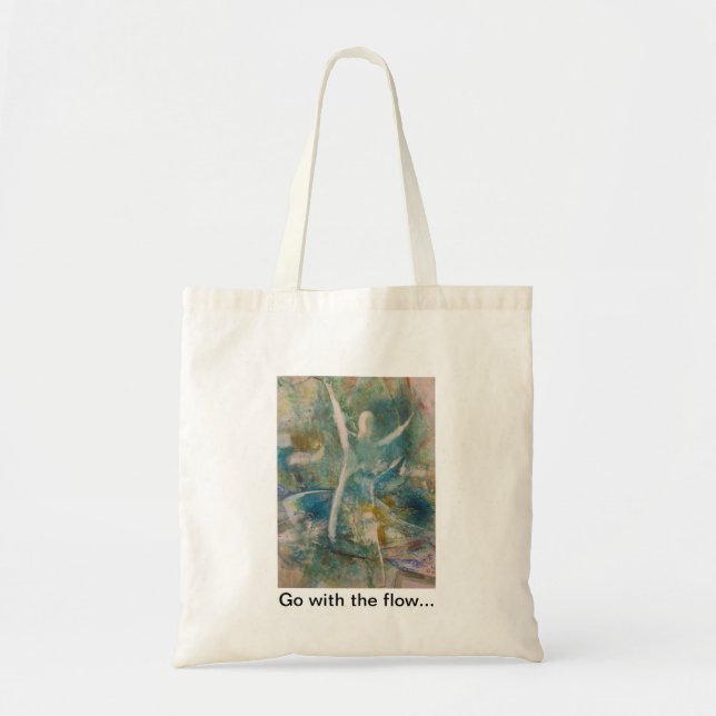 "Go with the flow" Tote (Front)