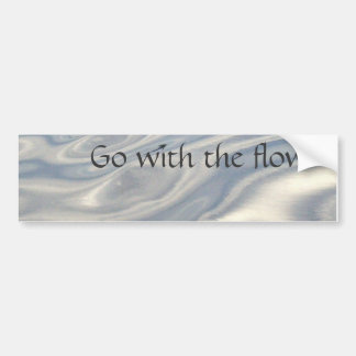Go with the Flow (water) Bumper Sticker
