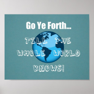Go Ye Forth... Poster