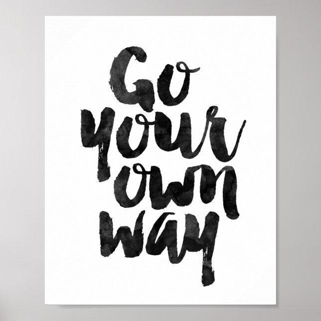 Go Your Own Way Poster (Front)