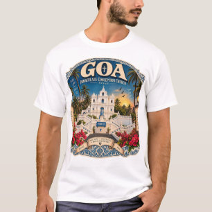 Goa Immaculate Conception Church Panaji – Vintage T-Shirt