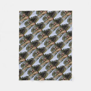 Goa India Fleece Blanket