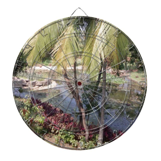 Goa India Garden Dartboard (Front)
