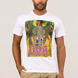 Goa India vintage travel poster T-Shirt
