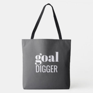 Goal Digger Black Gradient Tote