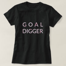 Goal Digger Pink Marble T-Shirt