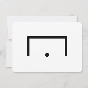 Goal Flat Note Card