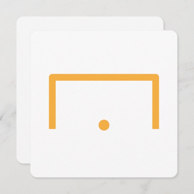 Goal Flat Note Card (Front/Back)